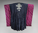 Ẹtù dámò àlàárì dàńdógó (man's ceremonial robe), Ijebu-Yoruba artist, Cotton, silk, dye, Ijebu-Yoruba peoples