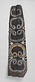 Painting from a Ceremonial House Ceiling, Mburrnggei, Amachi-Kalaba, Sago palm spathe, paint, Kwoma, Amachi-Kalaba clan