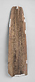 Painting from a Ceremonial House Ceiling, Mburrnggei, Amachi-Kalaba, Sago palm spathe, paint, Kwoma, Amachi-Kalaba clan