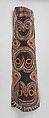 Painting from a Ceremonial House Ceiling, Abwiyeti, Wanyi, Sago palm spathe, paint, Kwoma