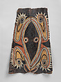 Painting from a Ceremonial House Ceiling, Kwarandjindji, Kalaba, Sago palm spathe, paint, Kwoma, Kalaba clan