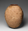 Globular vessel with twine impressions, Middle Niger artist(s), Terracotta, Middle Niger civilization (?)