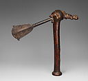 Ceremonial Axe (Khaandu), Iron, wood, Yaka peoples