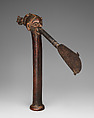 Ceremonial Axe (Khaandu), Iron, wood, Yaka peoples