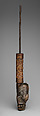 Pipe: Figure, Terracotta, wood, iron, Bamileke peoples, Bagam chiefdom