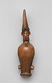 Figurative Whistle (Ndemba), Wood, Yaka peoples