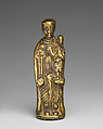 Pendant of Saint Anthony of Padua, Kongo artist, Brass, Kongo peoples