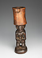 Tesa ya ma kanya (snuff mortar), Chokwe artist, Wood, Chokwe peoples