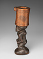 Tesa ya ma kanya (snuff mortar), Chokwe artist, Wood, Chokwe peoples