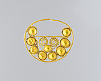 Nose Ornament, Gold, Tolita-Tumaco