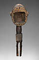 Ogbom dance crest, Southern Igbo or Ibibio artist, Wood, animal hide, metal (iron alloy, lead alloy, unknown alloy), pigment, Ibibio peoples
