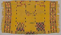 Man's wrapper, Abron, Kulango, or Dyula artist, Cotton, dye, Abron, Kulango, or Dyula peoples