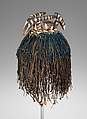 Headdress (Zazaigo), Wood, cotton textile, cotton cord, pigment, cowrie shells, Mossi peoples