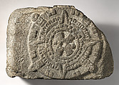 Altar to the Sun Warrior, Mexico Nahua artist(s), Stone, Nahua