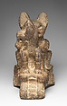 Palma with canines, Classic Veracruz artist(s), Stone, pigment (probably hematite), Classic Veracruz