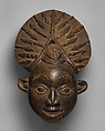 Helmet crest from a Ngumba/Kwifon masquerade, Grassfields artist, Iroko (hardwood), pigment(?), Kom peoples, Tikar group