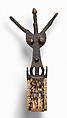 Imina satimbe (female figure face mask), Dogon artist, Wood, pigment, encrustation, Dogon peoples