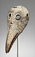 Bird mask, Malinke or Bamana numuw (blacksmith), Wood, metal, pigment, applied organic materials, Bamana or Malinke peoples