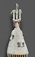 Adéńlá (big crown), Yoruba bead artist, Glass beads, thread, cloth, mixed media offerings, Yoruba peoples