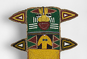 Sheath for ọ̀pá Oko (Oko’s staff), Yoruba bead artist, Cloth, glass beads, Yoruba peoples