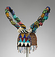 Òdìgbà ifá (diviner’s necklace), Yoruba bead artist, Beads, cotton, Yoruba peoples