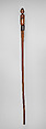 Staff with mother and child, Master of the Baboon Finial (late 19th–early 20th century, KwaZulu Natal, South Africa), Wood, Tsonga people
