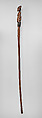 Staff with mother and child, Master of the Baboon Finial (late 19th–early 20th century, KwaZulu Natal, South Africa), Wood, Tsonga people
