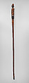 Staff with mother and child, Master of the Baboon Finial (late 19th–early 20th century, KwaZulu Natal, South Africa), Wood, Tsonga people