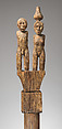 Hazomanga finial, Sakalava artist, Katrafay wood (Cedrelopsis grevei), pigment, Sakalava