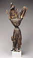 Kafigeledjo (oracle figure), Senufo artist, Wood, iron, bone, porcupine quills, feathers, commercially woven fiber, organic materials, Senufo peoples