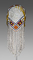 Adéńlá (big crown), Yoruba bead artist, Glass beads, thread, cloth, Yoruba peoples