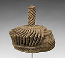 Emat’eyeye (Itoci society hat), Nkutshu or Dengese artist, Raffia palm fiber, Nkutshu or Dengese peoples