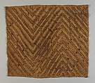 Prestige Panel, Ngeende-Kuba or Ngongo artist, Raffia palm fiber, natural dyes, Kuba peoples, Ngeende or Ngongo group