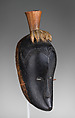 Palani Gu(?) face mask, Guro artist, Wood, pigment, Guro