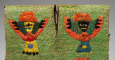 Feathered tabard, Chimú artist(s), Cotton, feathers, Chimú