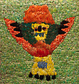 Feathered tabard, Chimú artist(s), Cotton, feathers, Chimú