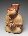 Bird jar, Moche artist(s), Ceramic, slip, Moche