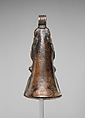 Crown bell head copy, Unknown caster, after Lower Niger Valley Bronze Industries, Copper alloy, Lower Niger Bronze Industry