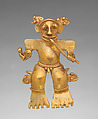 Musician Pendant, Gold, Chiriqui