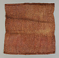 Prestige Panel, Raffia palm fiber, cut-pile embroidery; undyed fibers and natural dyes, Kuba peoples