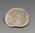 Pendant with Serpent Design, Shell, Mississippian