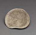 Pendant with Serpent Design, Shell, Mississippian