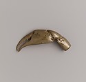 Gold Weight: Lobster Claw, Brass, Asante