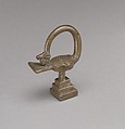 Gold Weight: Bird (Sankofa), Akan artist, Brass, Akan peoples