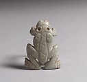 Frog pendant, Central Region artist(s), Jadeite, Atlantic Watershed