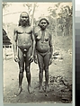 Man and Woman, Paul Wirz (Swiss (born Russia), Moscow 1892–1955 Ulopu), Gelatin silver print, Papua, New Guinea, made in Europe