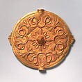 Akrafokonmu (soul washer’s disk), Asante-Akan artist, Gold, Akan peoples, Asante group