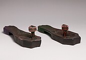 Sandal Pair, Wood, ivory, Tanzania