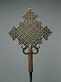 Processional Cross, Copper alloy, Ethiopia, Lasta region