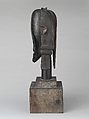 Sculptural Bust from a Reliquary Ensemble (The Great Bieri), Fang-Betsi artist, Wood, copper alloy, palm oil, Fang-Betsi
